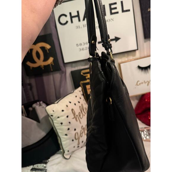 Betsey johnson rainbow sequin pink leather kitsch pocketbook satchel bag purse - Picture 1 of 9